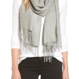 Tissue Weight Wool & Cashmere Scarf